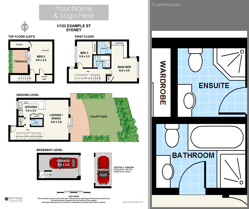 townhouse floor plans