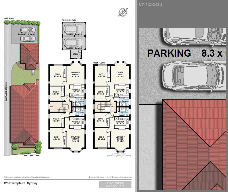 unit block floor plans