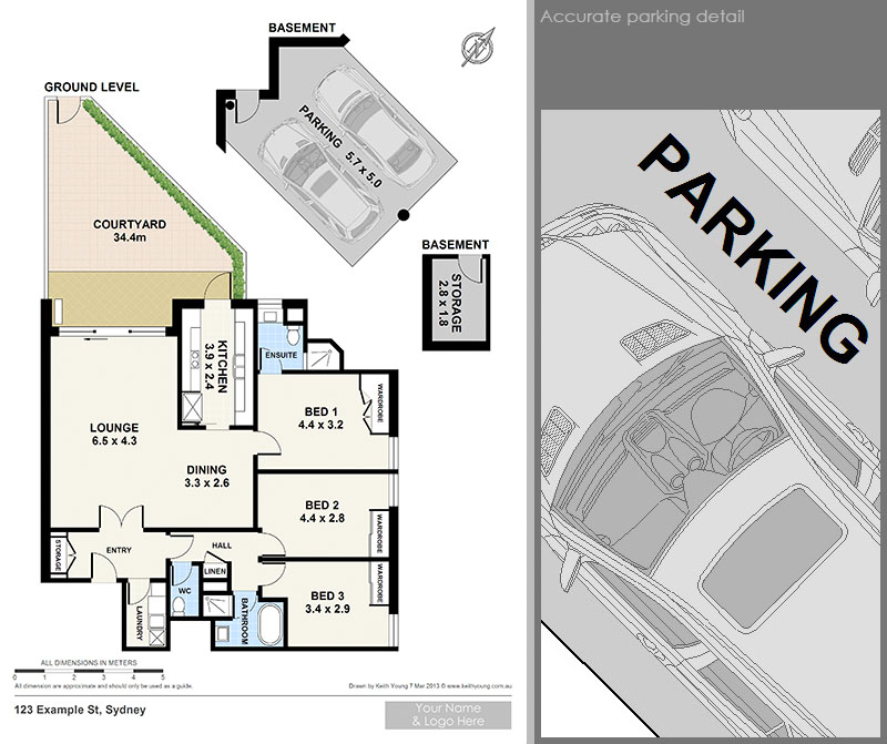 accurate parking plans