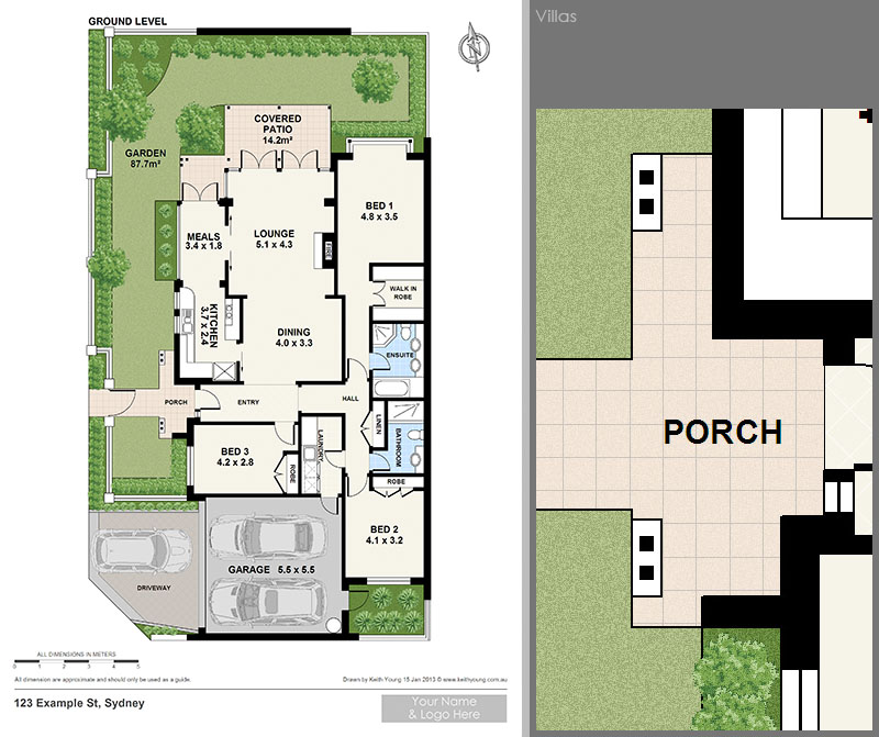 villa floor plans